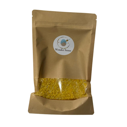 Geel 500g - sensorische speelrijst Wonder Sense