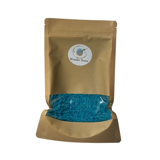 Blauw 500g - sensorische speelrijst Wonder Sense