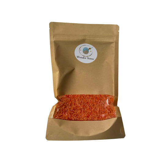 Oranje 500g - sensorische speelrijst Wonder Sense