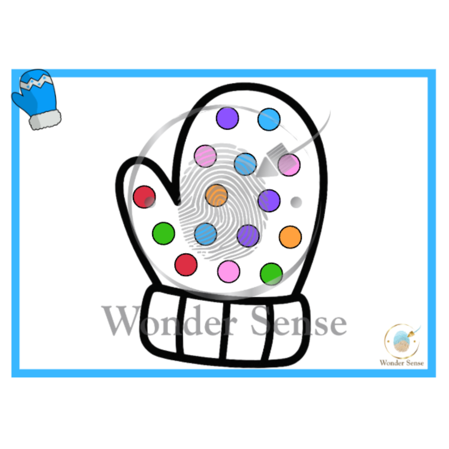 Digitale opdrachtkaartjes winter - Fijnmotorisch magneetspel