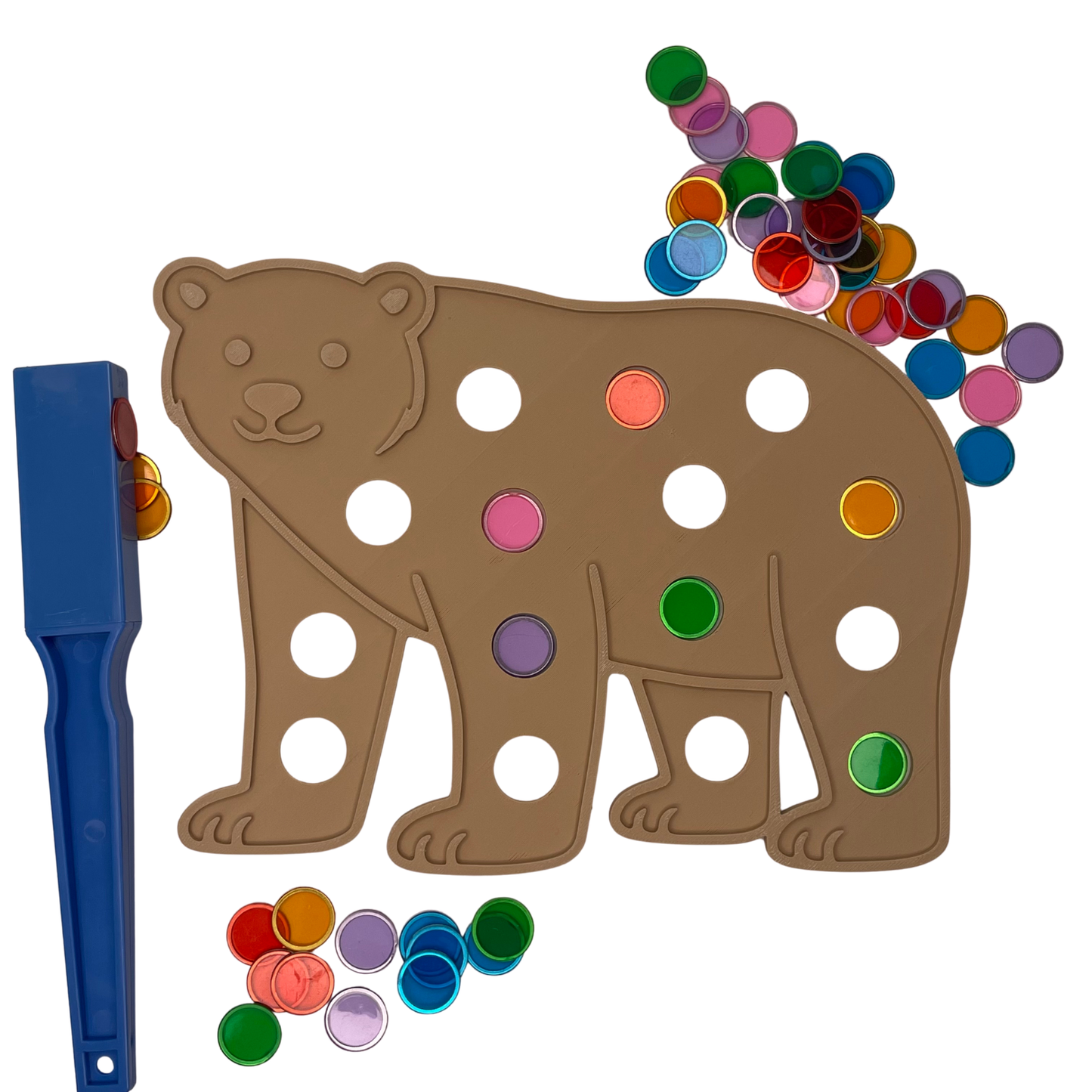 Ijsbeer – Fijnmotorisch magneetspel