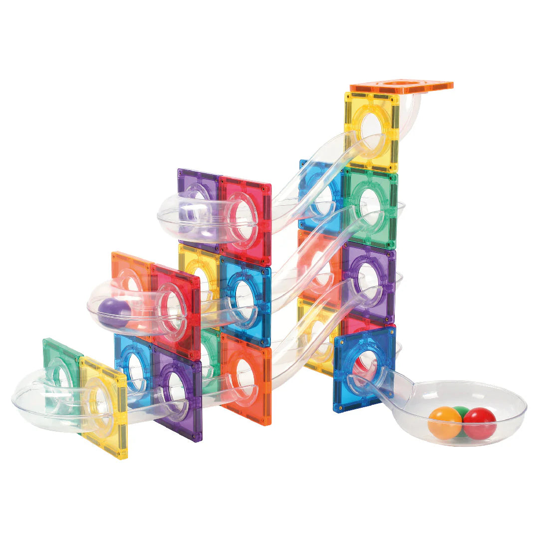 Cleverclixx Ball Run Compact Pack (60 delig) - Magnetische tegels