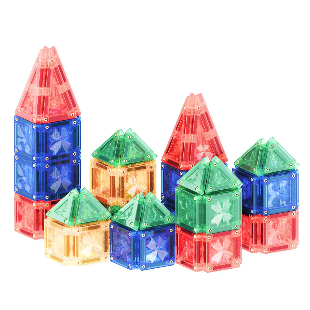 Cleverclixx Mini Tiles Pack Intense (28 delig) - Magnetische tegels (compact)