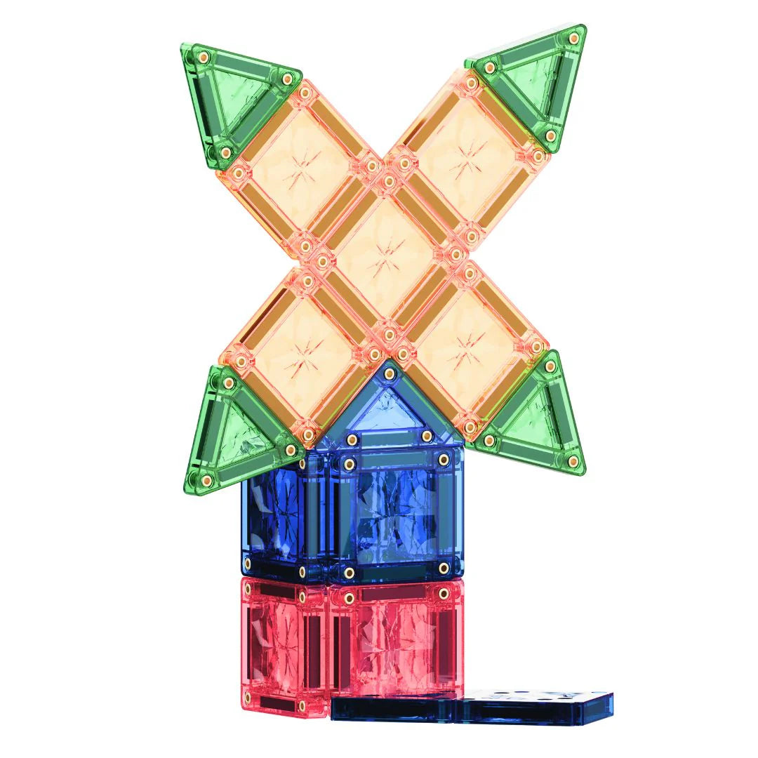 Cleverclixx Mini Tiles Pack Pastel (28 delig) - Magnetische tegels (compact)