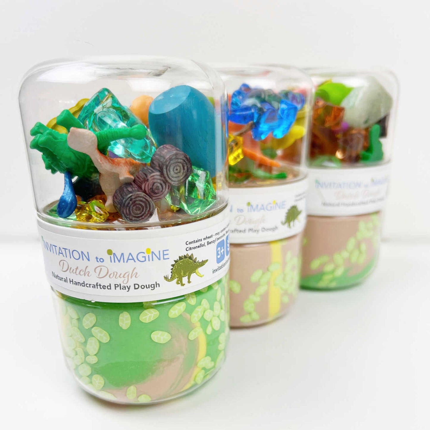 Dinosaur Play Pot - Dutch Dough