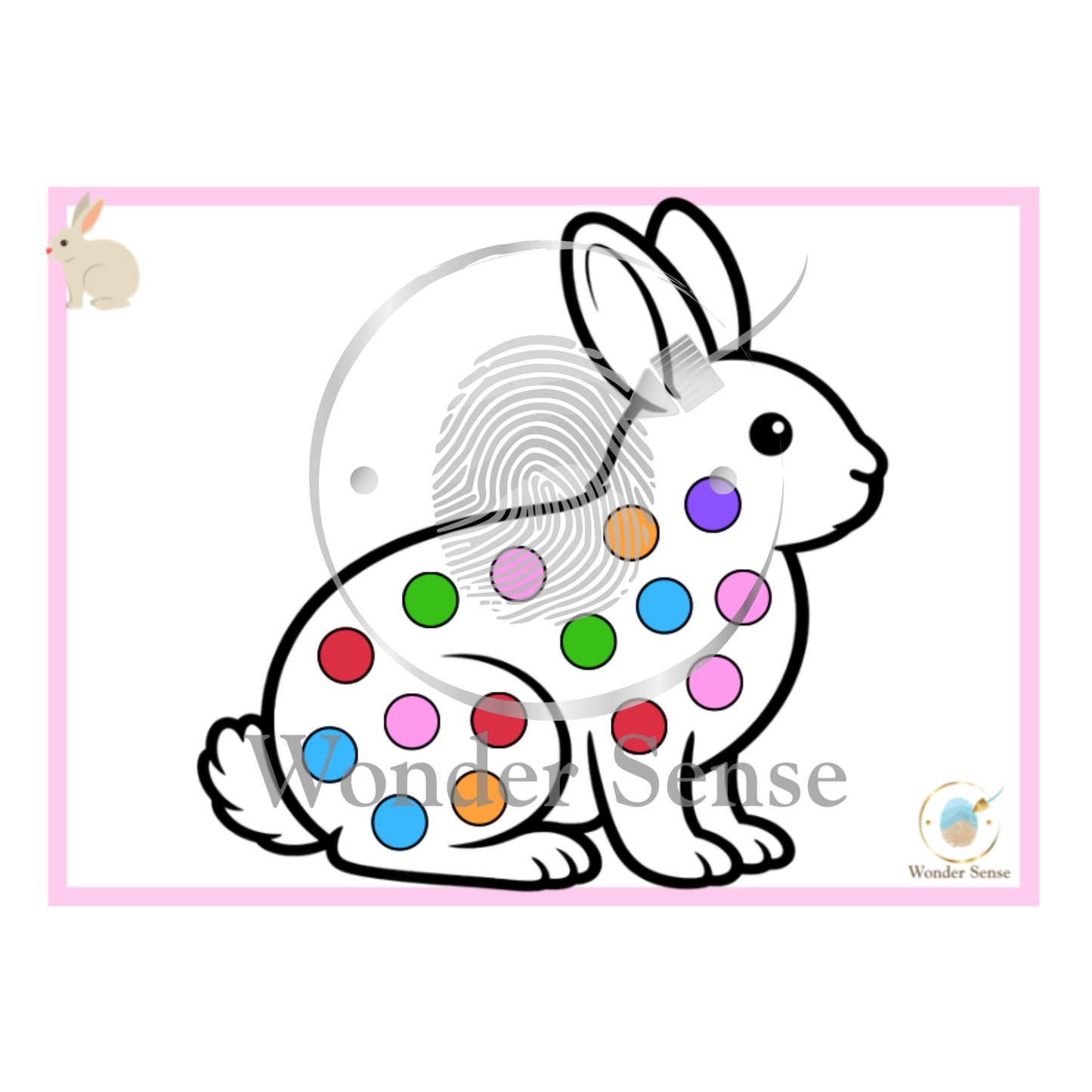 Digitale opdrachtkaartjes Pasen  - Fijnmotorisch magneetspel Wonder Sense