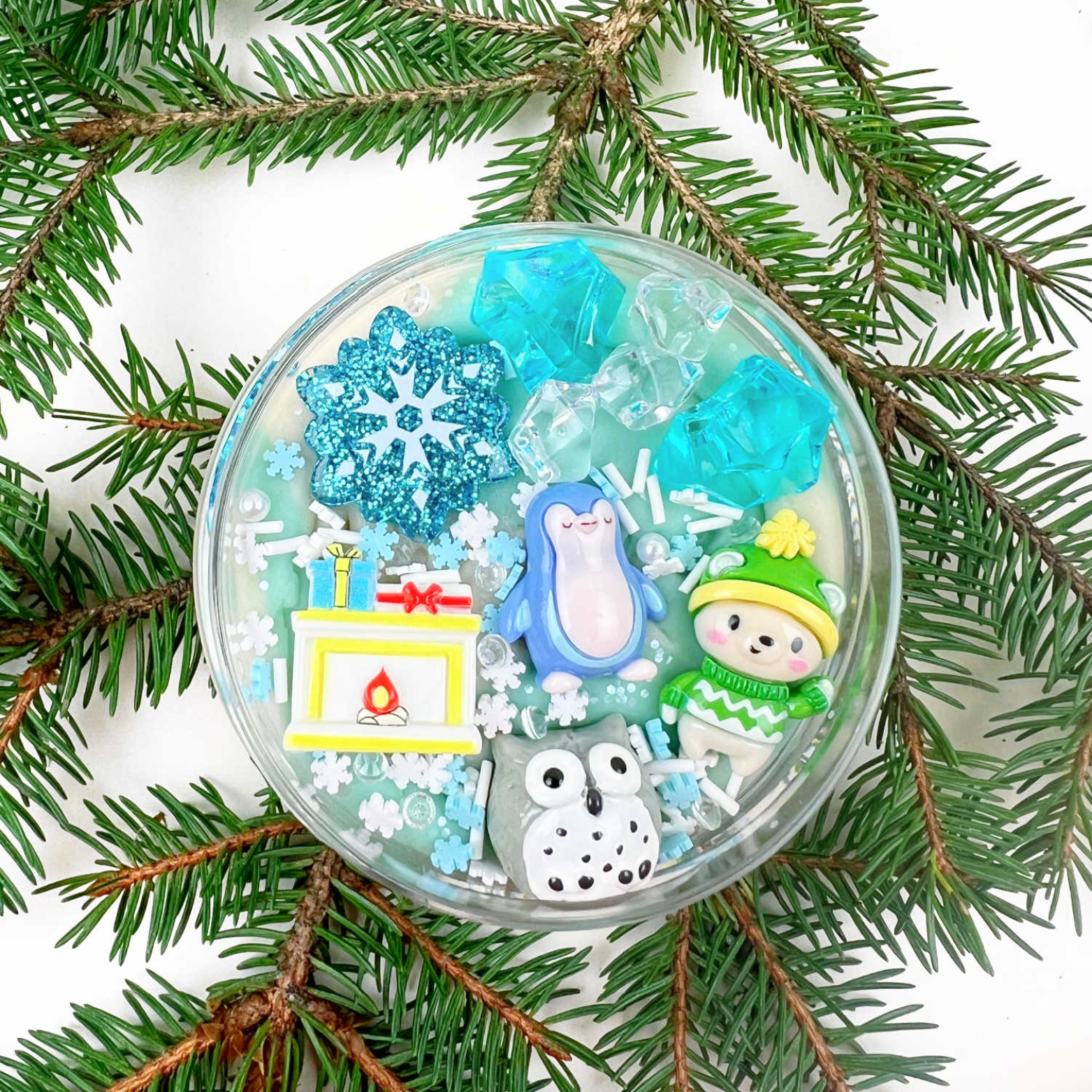 Build a Snowman surprise pot - Dutch Dough Wonder Sense