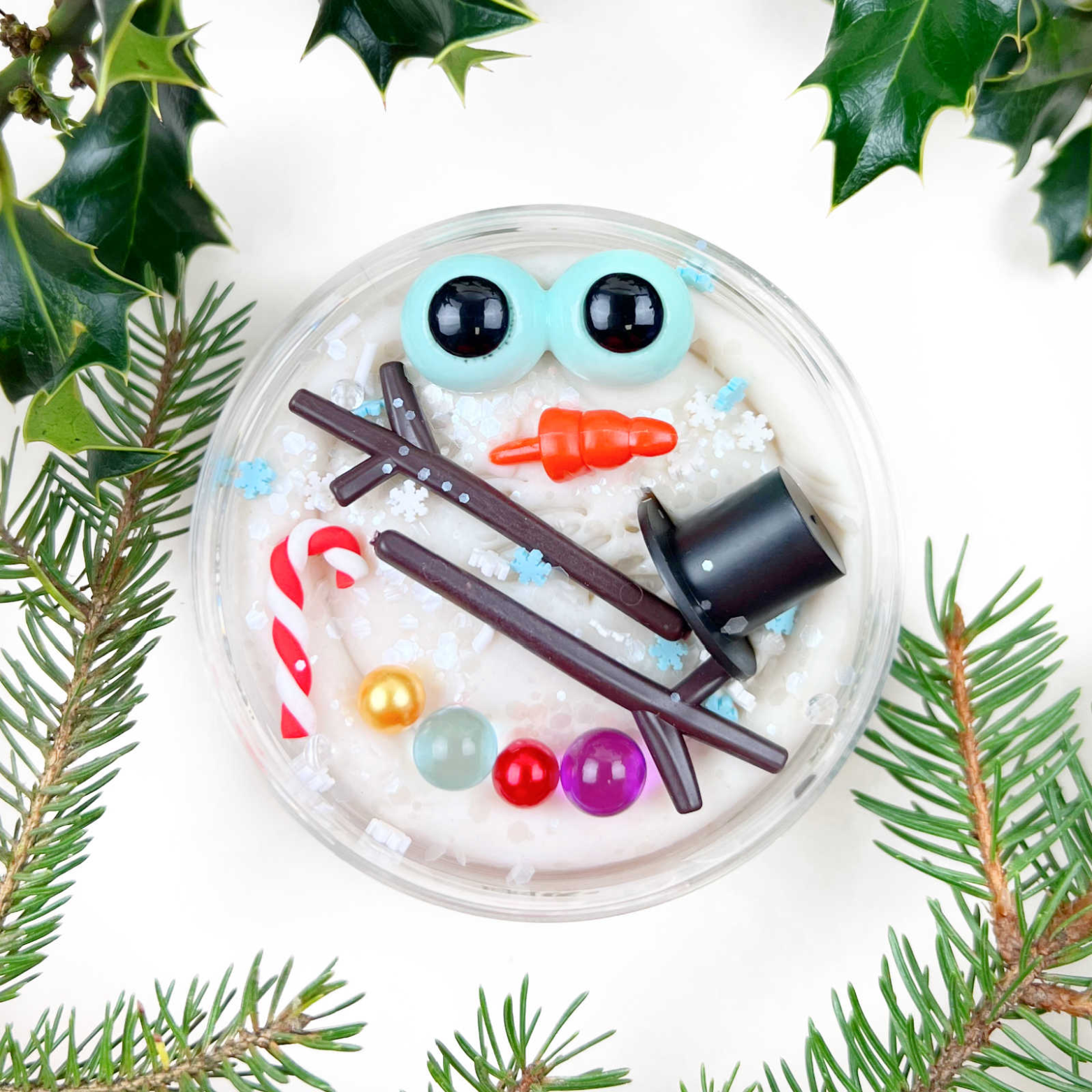 Build a Snowman surprise pot - Dutch Dough Wonder Sense