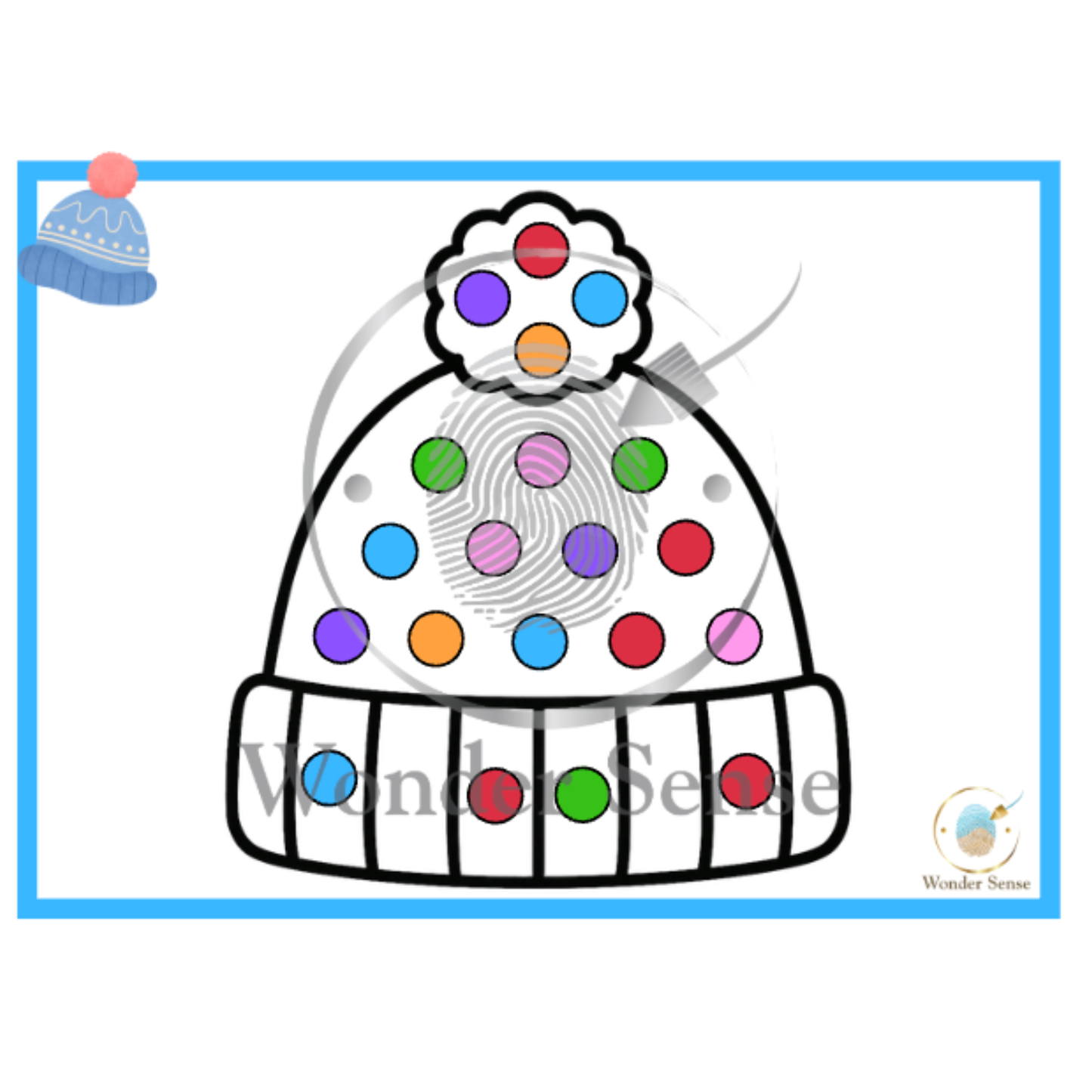 Digitale opdrachtkaartjes winter  - Fijnmotorisch magneetspel