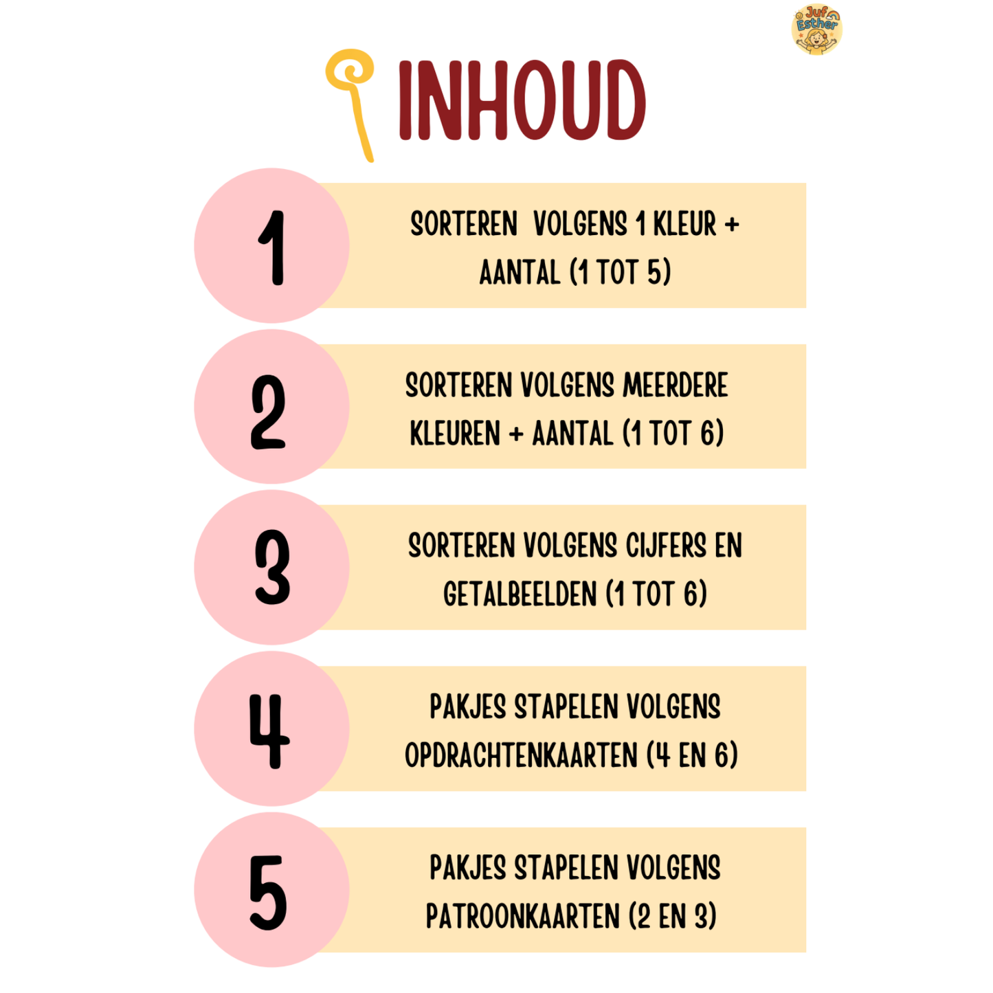 Digitale opdrachtkaartjes - Schoorstenen & pakjes - Sorteer spel Wonder Sense