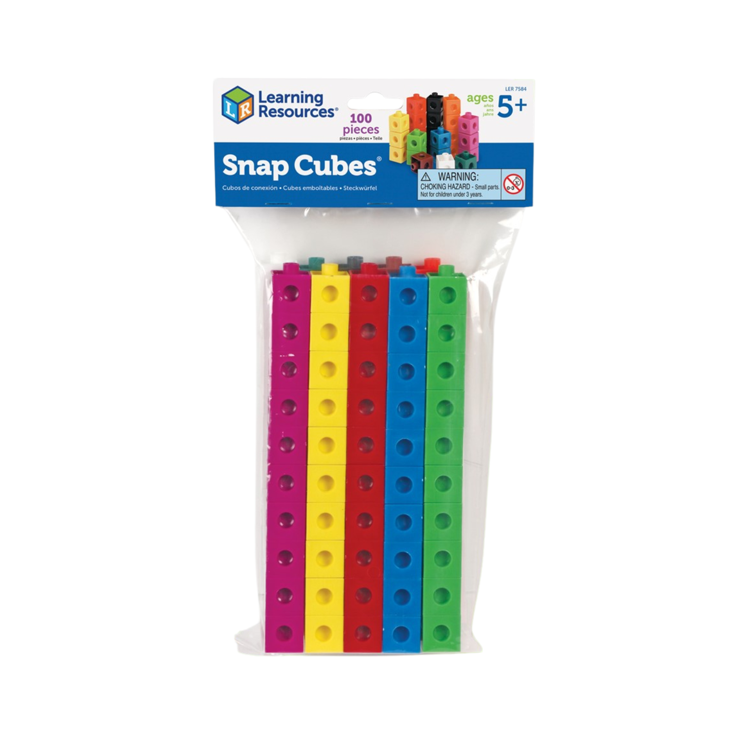 Snap Cubes® (Set van 100) - Learning Resources Wonder Sense