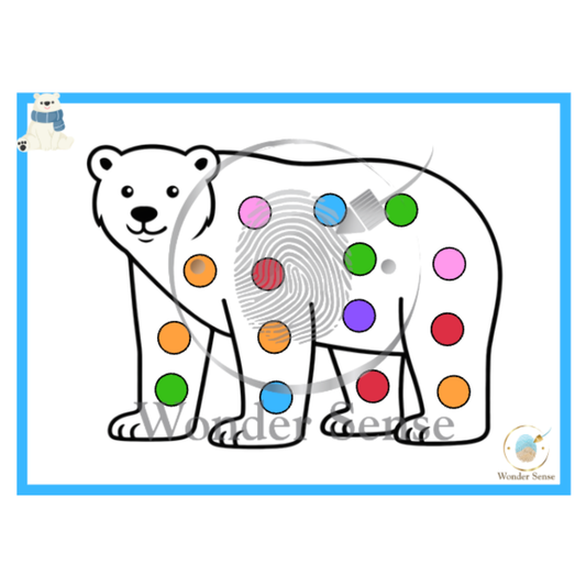 Digitale opdrachtkaartjes winter  - Fijnmotorisch magneetspel