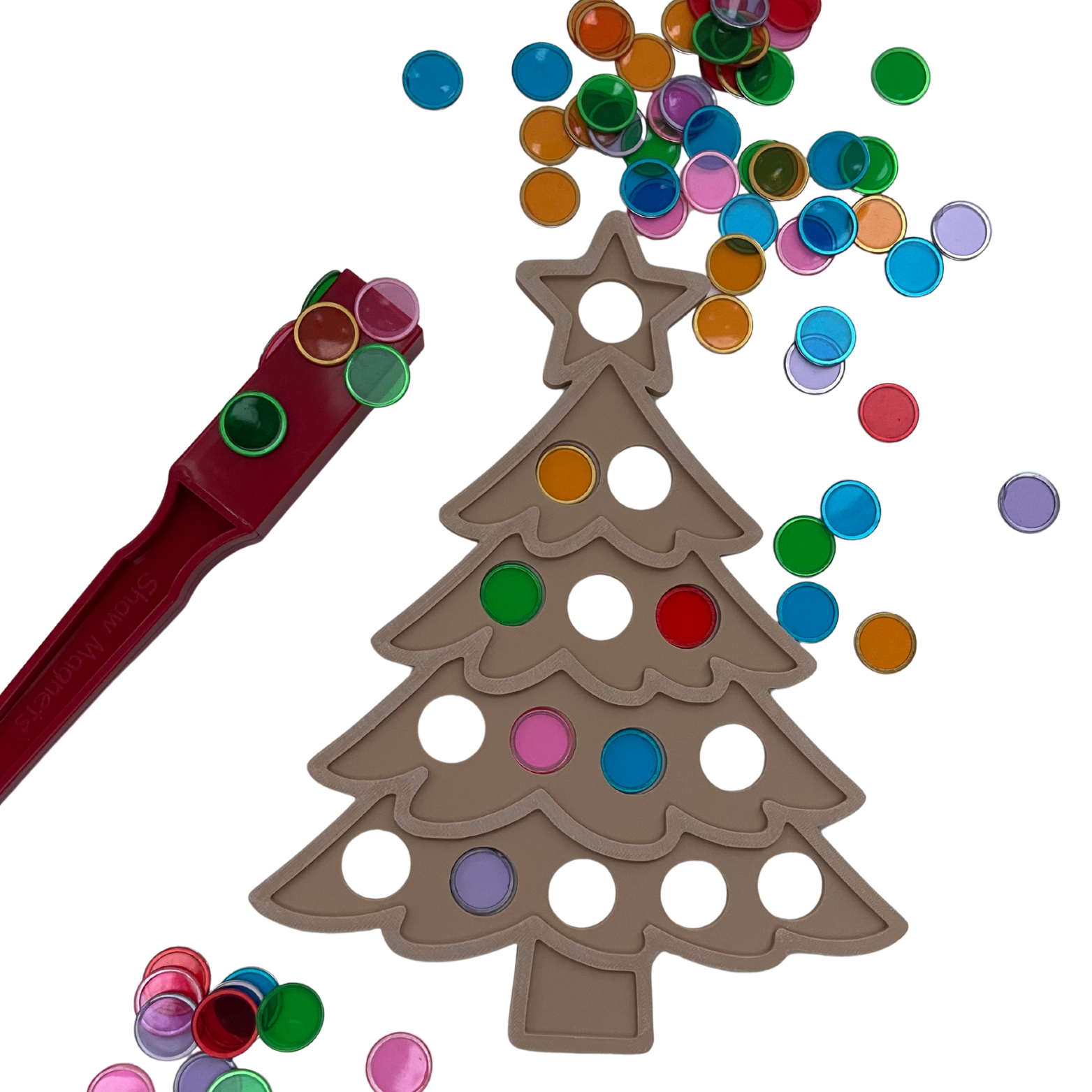 Kerstboom – Fijnmotorisch magneetspel Wonder Sense