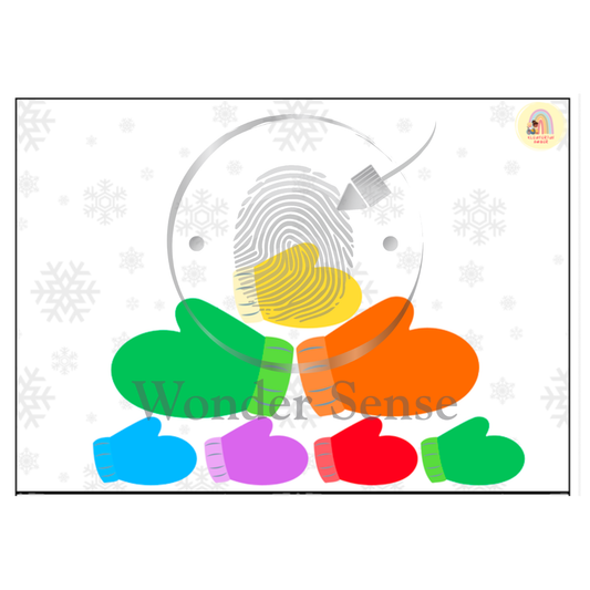 Digitale Opdrachtkaarten wanten – sorteer- / stapelspel