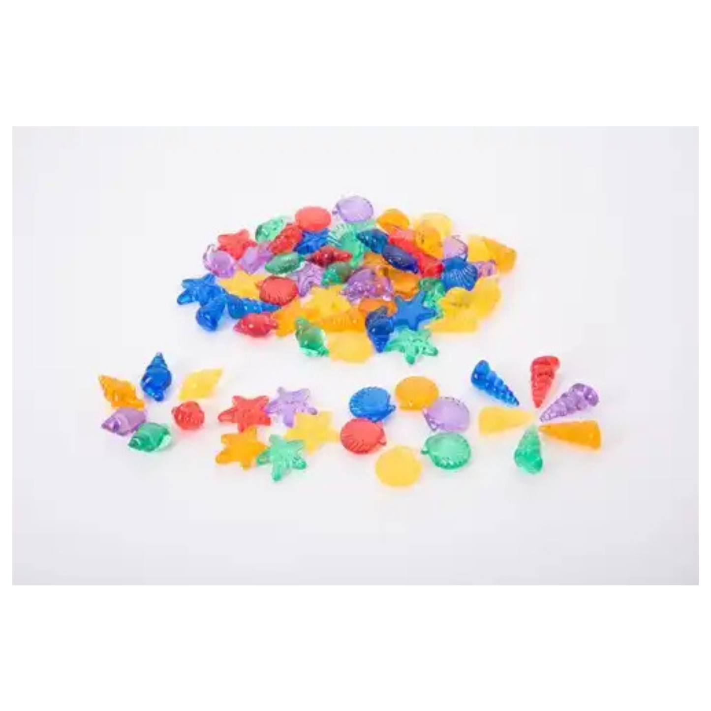 Tickit Doorschijnende Gekleurde Schelpen - Pk72 Wonder Sense