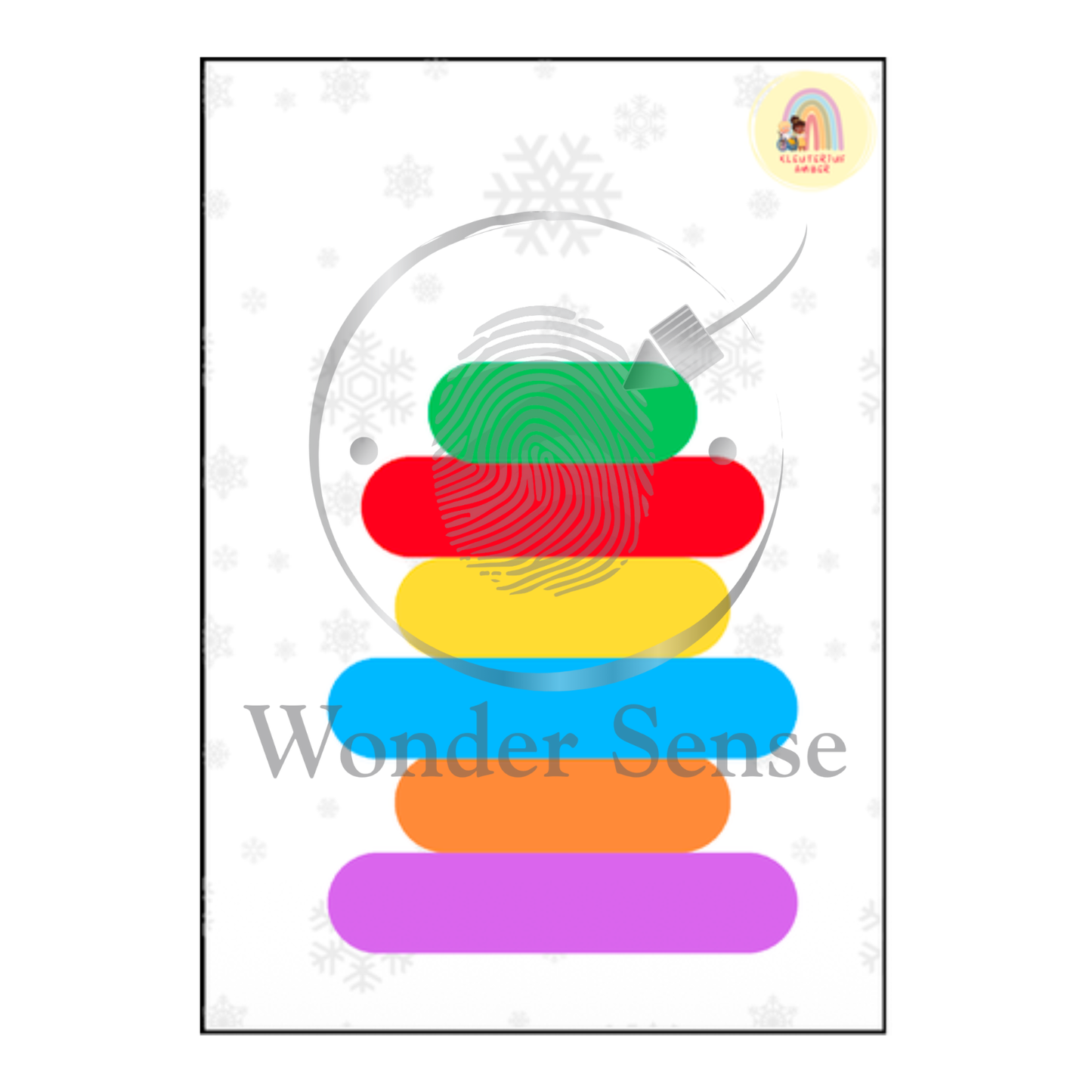 Digitale Opdrachtkaarten wanten – sorteer- / stapelspel