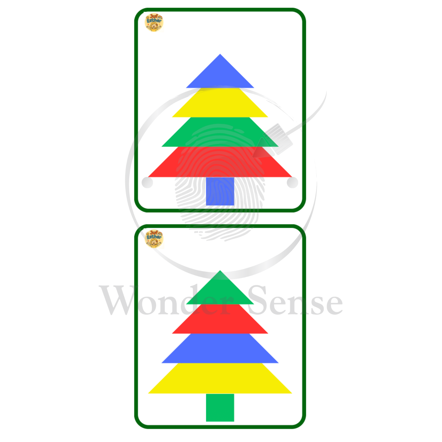 Digitale Opdrachtkaarten – Sorteer Kerstbomen Wonder Sense