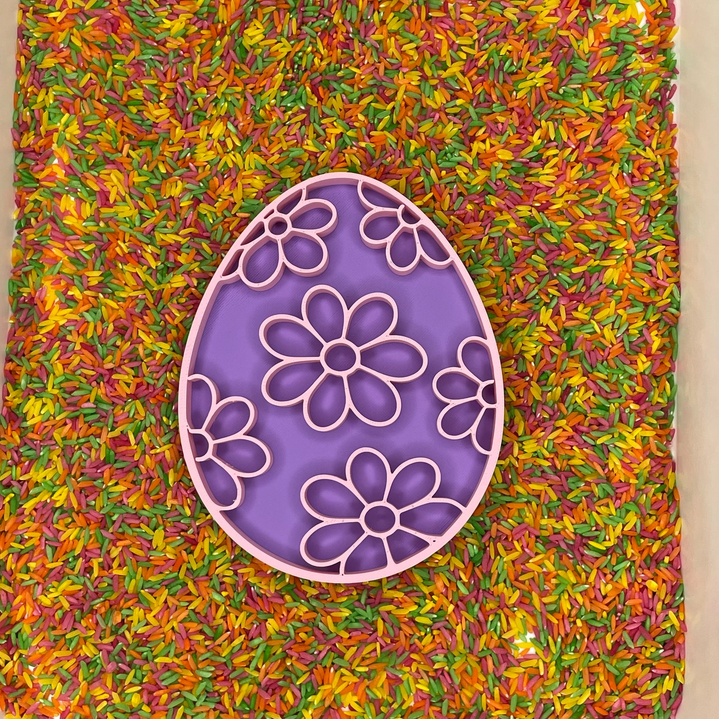 Bloemen paasei - Vulvorm Wonder Sense