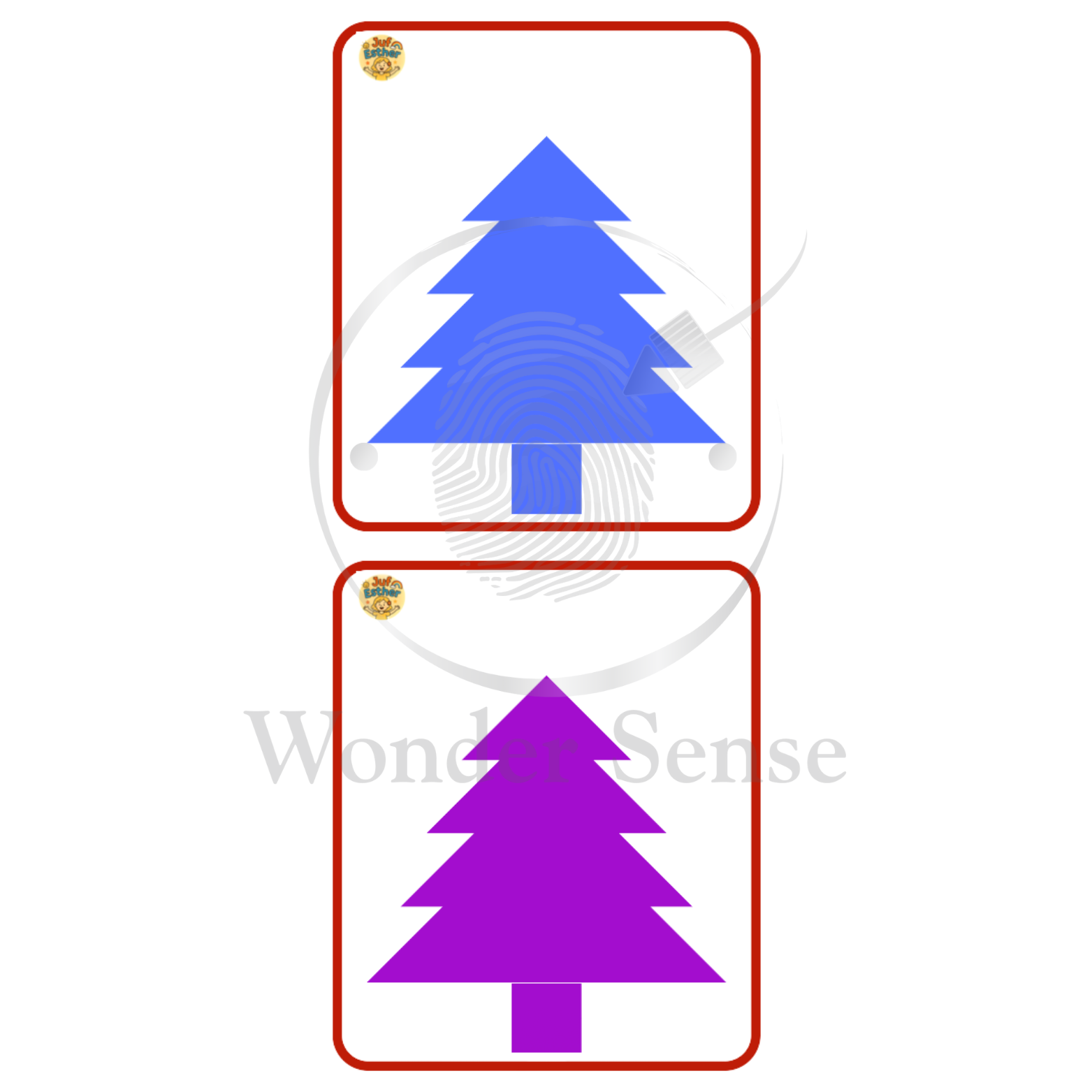 Digitale Opdrachtkaarten – Sorteer Kerstbomen Wonder Sense