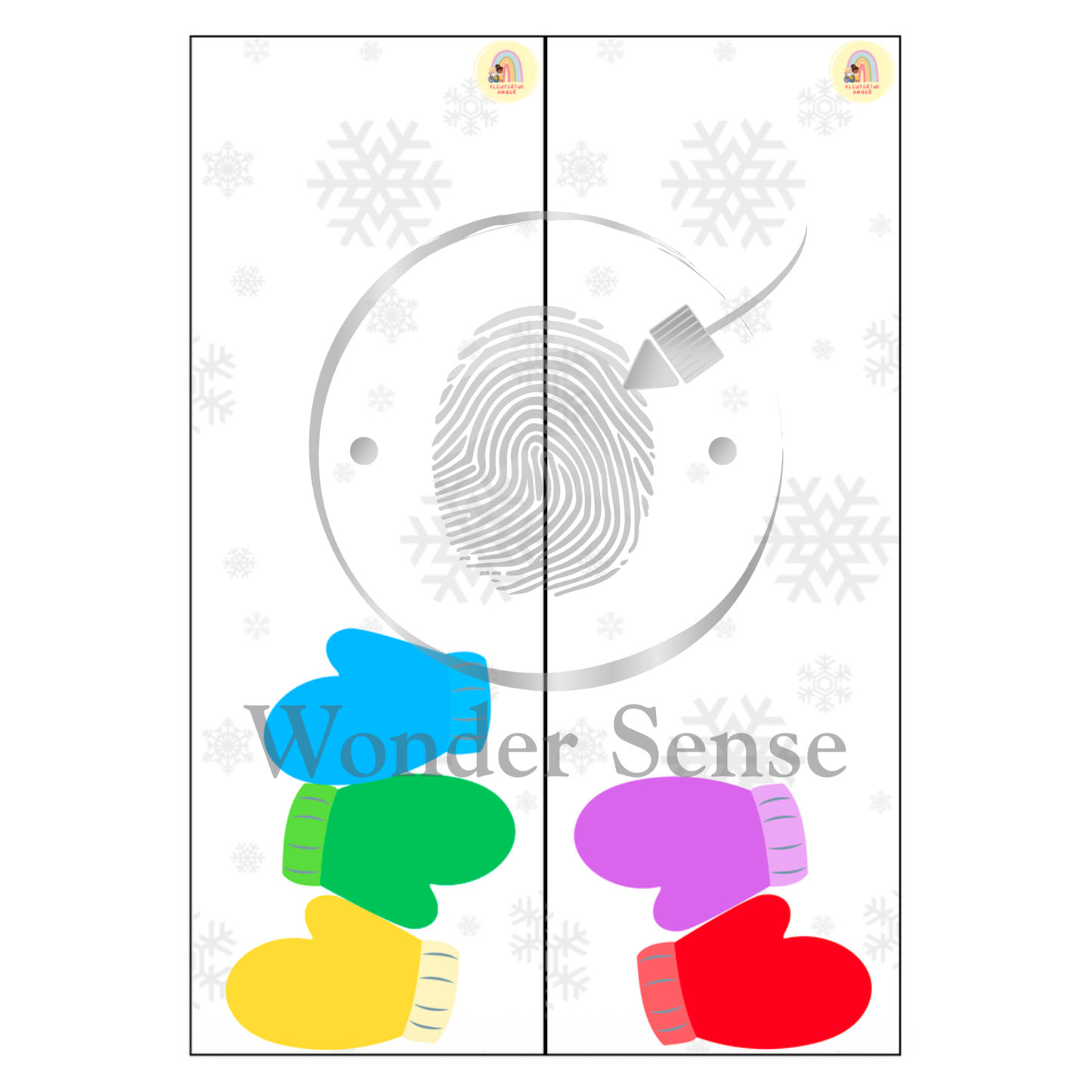 Digitale Opdrachtkaarten wanten – sorteer- / stapelspel