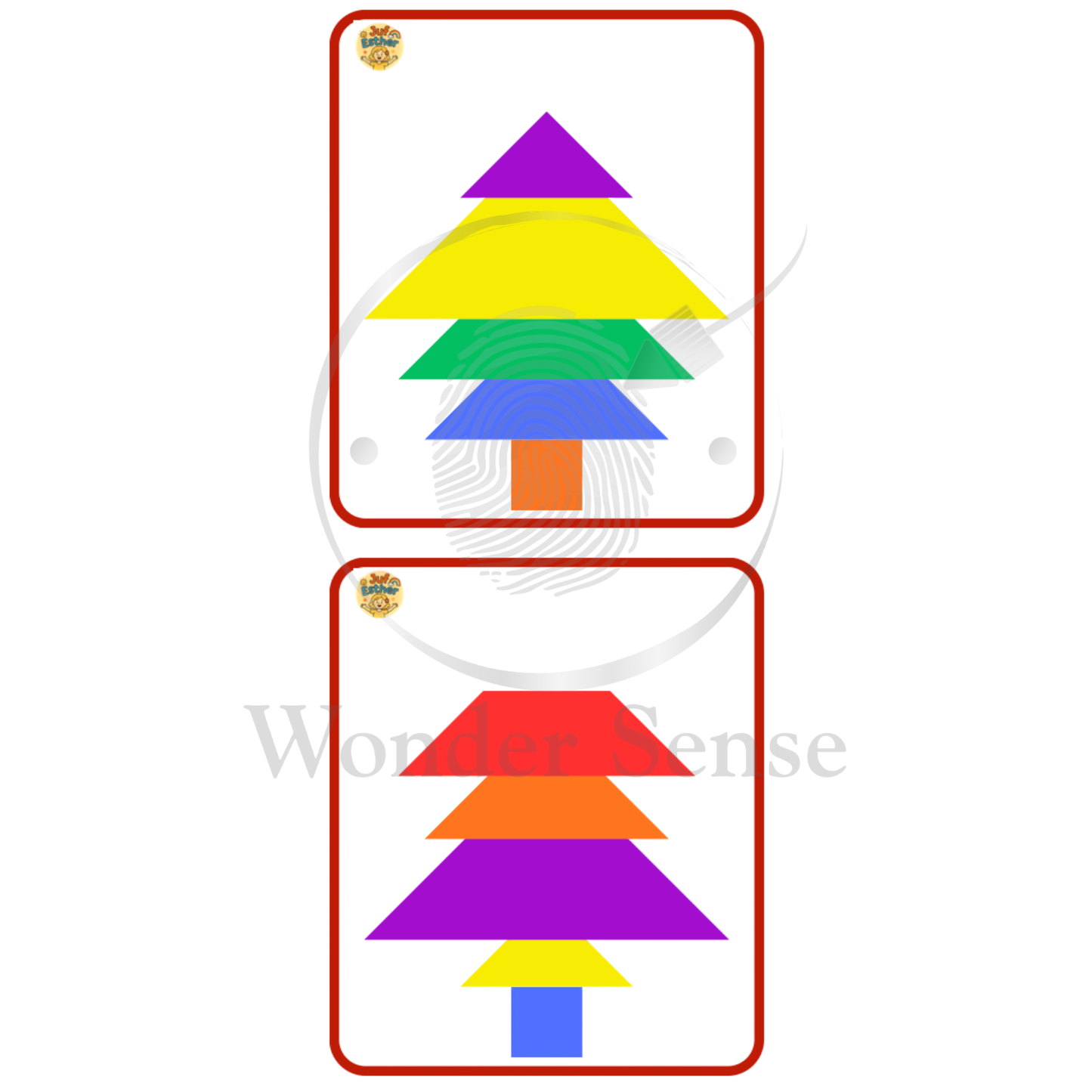 Digitale Opdrachtkaarten – Sorteer Kerstbomen Wonder Sense