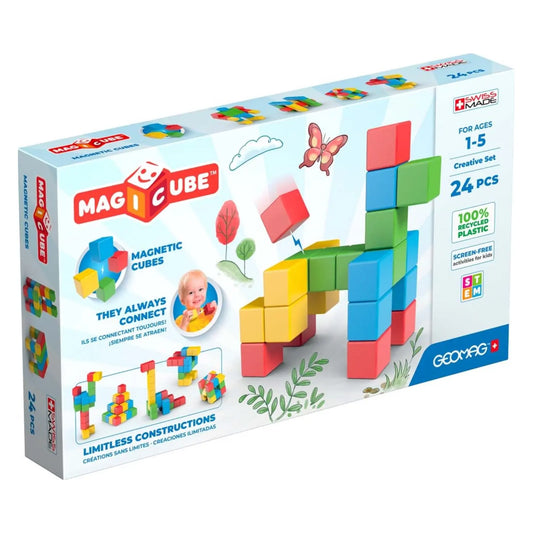 Geomag - Magicube Recycled Creative Set (24-delig) Wonder Sense