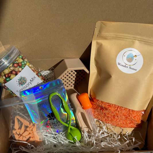 Fijne motoriek box - Farm green Wonder Sense