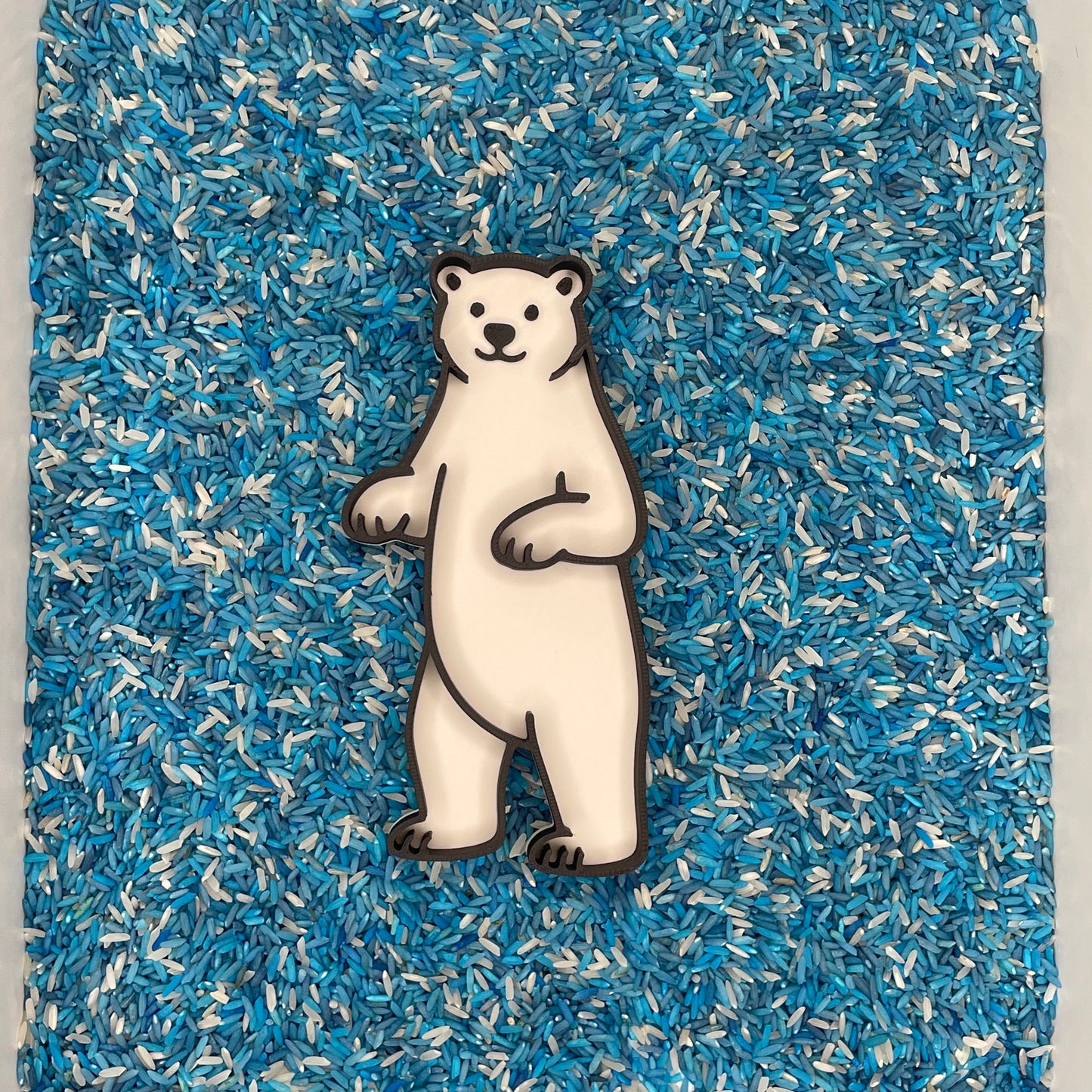 Ijsbeer op 2 poten - Vulvorm