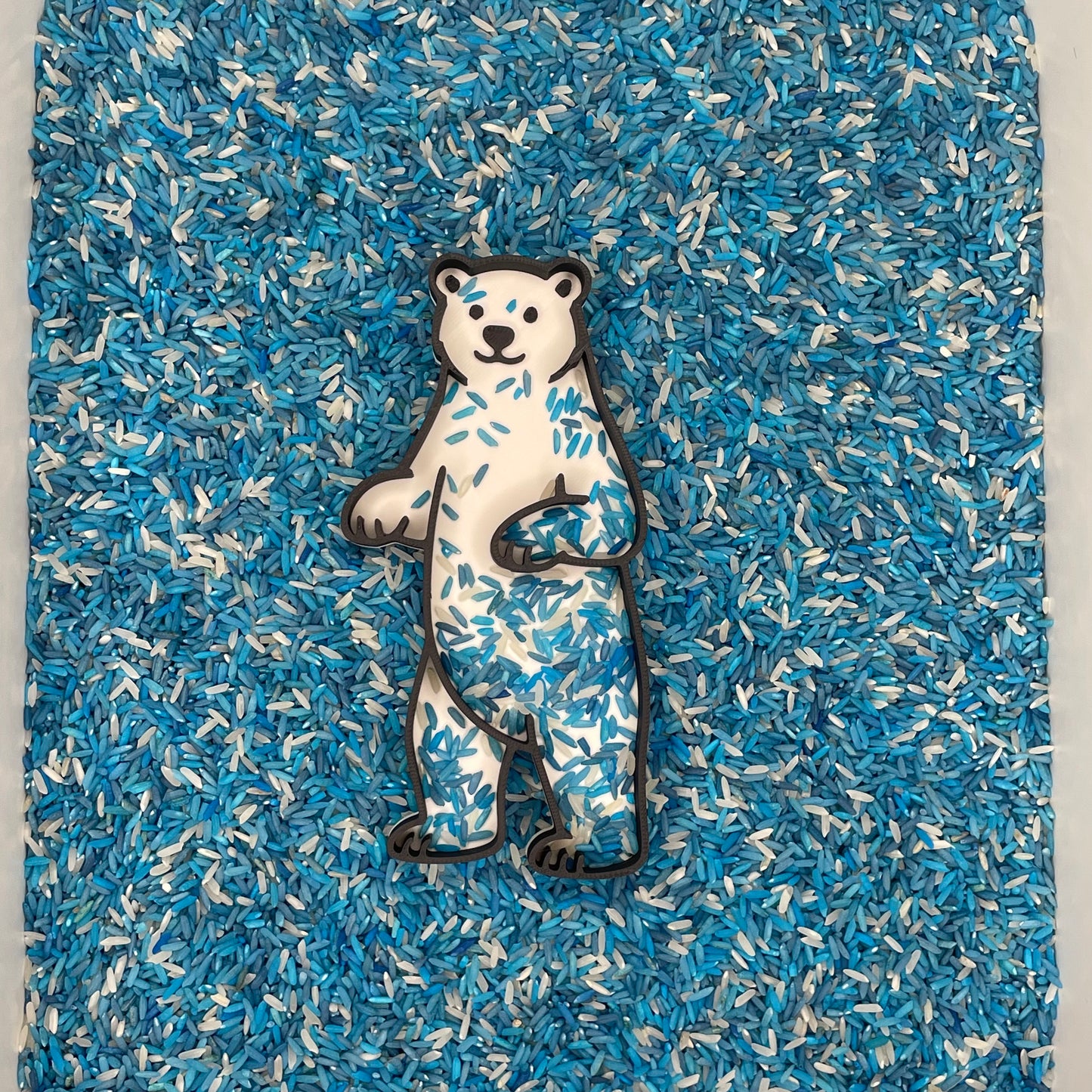 Ijsbeer op 2 poten - Vulvorm