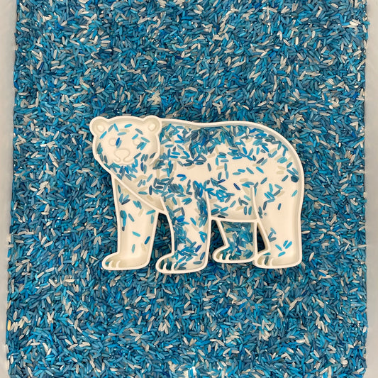 Ijsbeer op 4 poten - Vulvorm