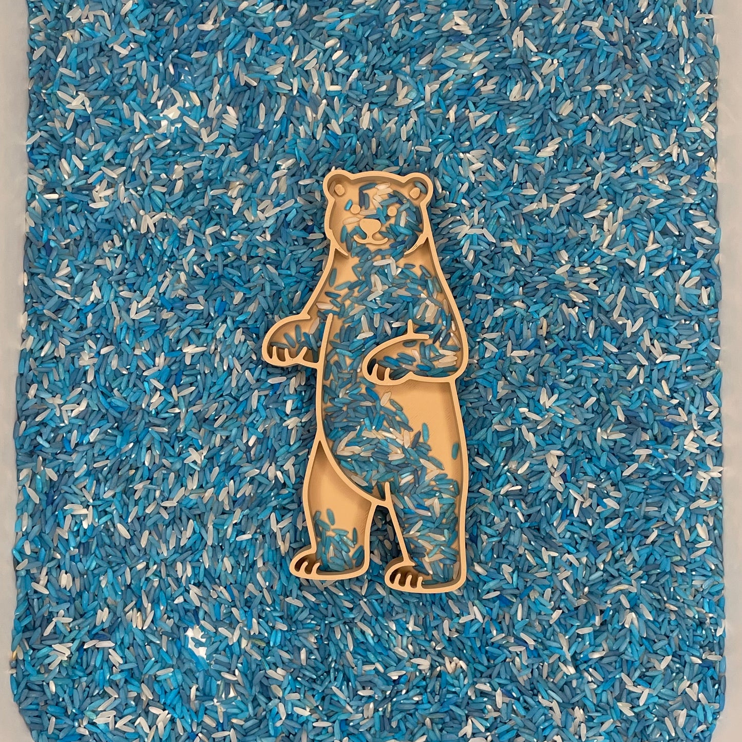 Ijsbeer op 2 poten - Vulvorm