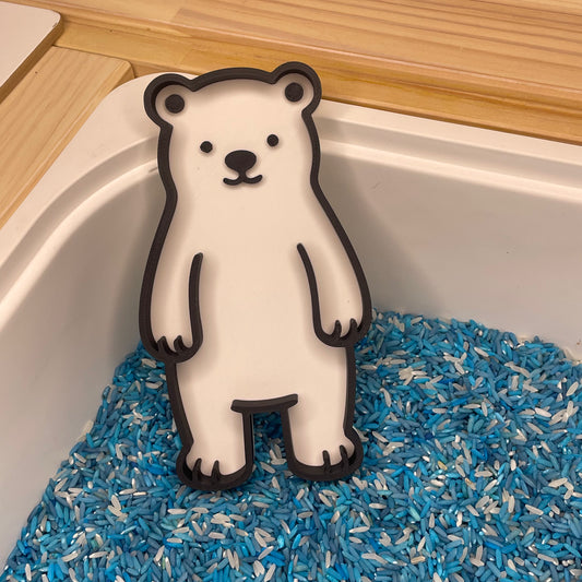 Schattige ijsbeer - Vulvorm