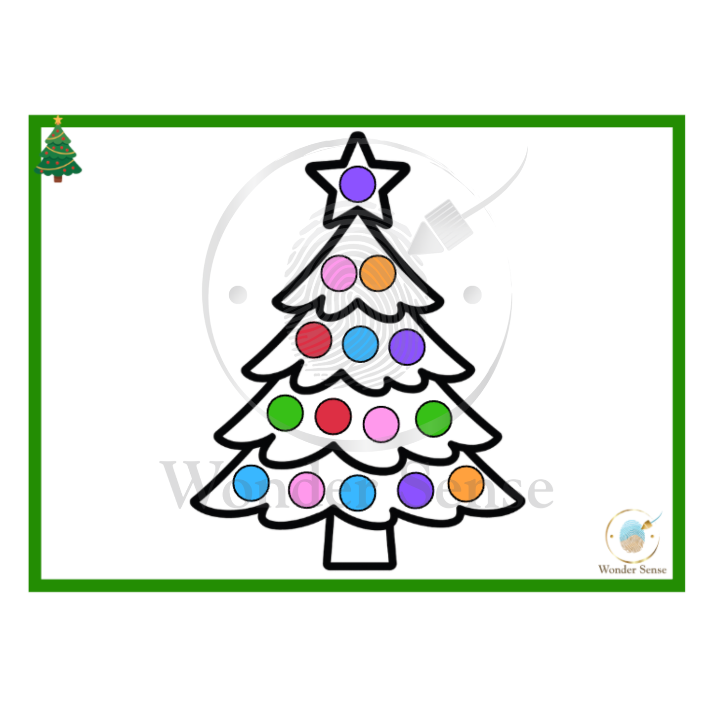 Digitale opdrachtkaartjes Kerst  - Fijnmotorisch magneetspel Wonder Sense